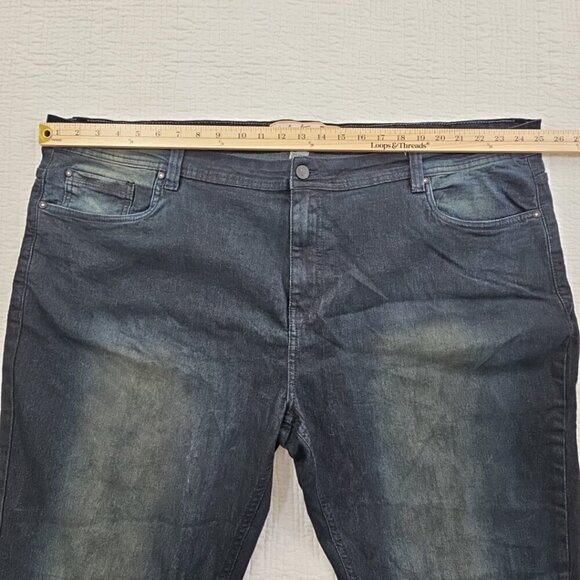 Huntington Beach Club Jeans Men's 46x32 Dark Wash Stretch Regular Fit EUC LN - Picture 2 of 16